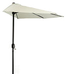 Patent Pending Trade Mark Innovations Patio Half Umbrella 9 Foot Spa - Like New