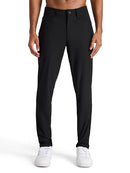 REEBOK MEN'S 5-POCKET VOYAGER OBLONG PANT, TAPERED SLIM, SIZE 32W X 30L - BLACK - Brand New