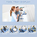 HBTower 5 Step Ladder with Handrails, Folding Step Stool with Tool Platform - Like New