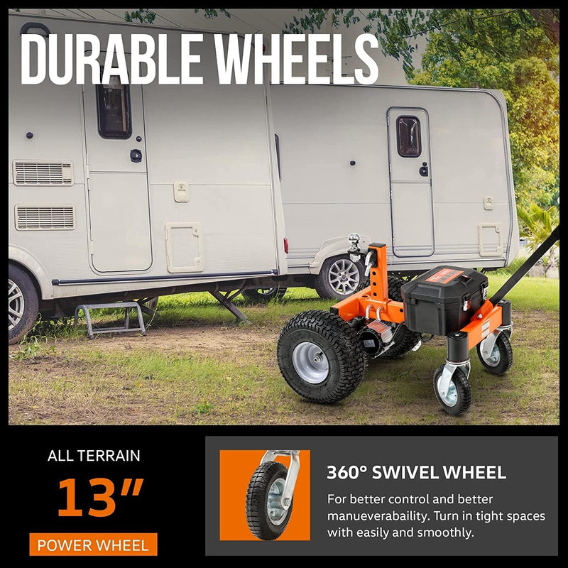 SuperHandy Electric Trailer Dolly 3600 Lbs Max Trailer Weight - BLACK/ORANGE Like New