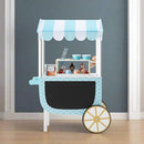 TEAMSON KIDS MY LITTLE HELPER ICE CREAM CART WHITE/BLUE T-PF-0003A NEW - Brand New