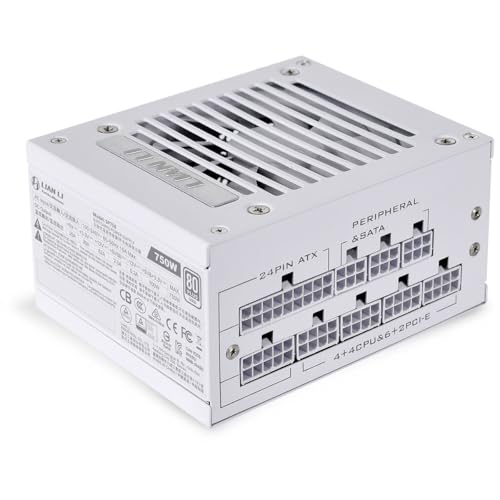 LIAN-LI SP750 750W 80+ GOLD CERTIFIED FULLY MODULAR SFX POWER SUPPLY - WHITE - Like New