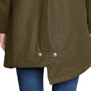 0638 EDDIE BAUER WOMENS CHARLY PARKA Suede Slate Size L - Brand New
