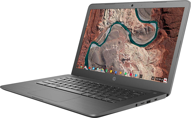 HP Chromebook 14" HD Intel Celeron N3350 4GB 32GB 14-ca023nr - Gray - Like New