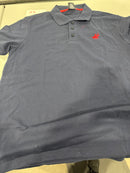 PACIFIC POLO CLUB MEN'S SHORT SLEEVES BUTTONS - SIZE: MEN L - NAVY - Brand New