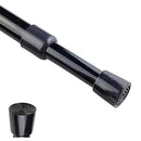 AIJIEGUANG SPRING TENSION CURTAIN RODS 28-43" ADJUSTABLE TENSION - BLACK - Brand New