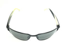 MAUI JIM MATTE BLACK FRAME CORAL ACCENTS NEUTRAL GRAY POLARIZED 65-16-115 - Like New