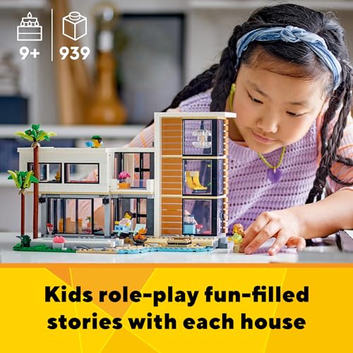 LEGO Creator 3 in 1 Modern Toy House - Kids Toy Building Set with 3 Options - Brand New