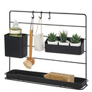 iDesign Austin Modular Free-Standing Countertop Organizer B085M431SN -Black - Brand New
