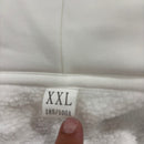 N/A HOODIE JACKET WITH FULL ZIP AND FRONT POUCH - SIZE: MEN 2XL - WHITE - Like New