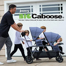 Joovy Big Caboose Triple Stroller Rear Bench and Standing Platform - Jet - Brand New