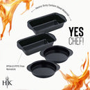 HELL'S KITCHEN 4 PC BAKEWARE SET - BLACK - Like New