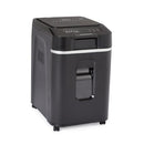 AMAZON BASICS 200-SHEET AUTO FEED MICRO-CUT PAPER SHREDDER AU220MA - BLACK - Like New