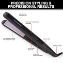REMINGTON 1" FLAT IRON HAIR STRAIGHTENER ANTI-STATIC TECHNOLOGY BLACK S5502 - Like New
