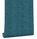 HaokHome 107 Non Woven Silk Wallpaper Blue/Green Fibrous Wall Paper 20.8"x393.7" - Brand New