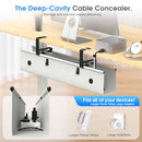 KIGJU UNDER DESK CABLE MANAGEMENT TRAY 30" CORD ORGANIZER LXQ-03 - GREY - Like New