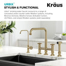 KRAUS Urbix 100% Lead-Free Kitchen Water Filter Faucet Brushed Gold FF-101BG - Brand New