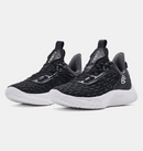 3025631 Under Team Curry 9 Basketball Shoe Unisex Black/White 101 M10 W11.5 Like New