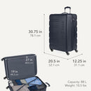 SWISSGEAR 7366 SIGNATURE HARDSIDE EXPANDABLE LUGGAGE SPINNER WHEELS - NAVY - Brand New
