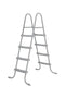 BESTWAY FLOWCLEAR ABOVE GROUND SWIMMING POOL LADDER 48" 58336E - GRAY - Like New