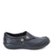 26503026 CLARKS WOMENS ASHLAND LANE Q SLIP ON LOAFER BLACK SIZE 8.5 X-WIDE - Like New