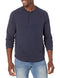 AMAZON ESSENTIALS HENLEY SLEEVE SHIRT REGULAR MENS HENLEY NAVY M - Brand New