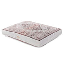 2-31504-209 TOWN & COUNTRY CuddleTown Medallion Pet Bed, 36"x28"x4", RED/GREIGE - Brand New