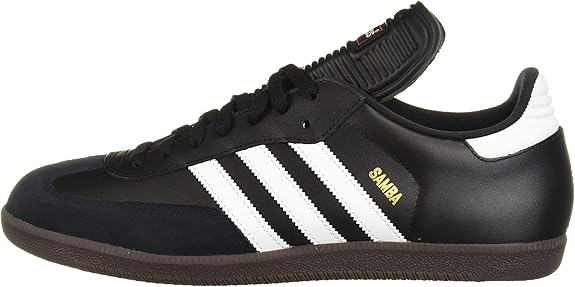 ADIDAS MEN'S SAMBA CLASSIC INDOOR SOCCER SHOE - SIZE: 10.5 - BLACK/WHITE/BLACK - Brand New