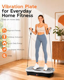 HOPHORSE VIBRATION PLATE EXERCISE MACHINE FOR LYMPHATIC DRAINAGE - GRAY - Like New