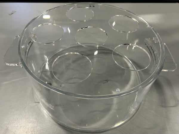 MYGIFT TB-RAC0117CLR CLEAR ACRYLIC COOLER BUCKET WITH LID, - Scratch & Dent