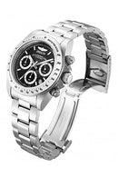INVICTA SPEEDWAY 9223 MEN'S QUARTZ WATCH - 39 MM - SILVER - Like New