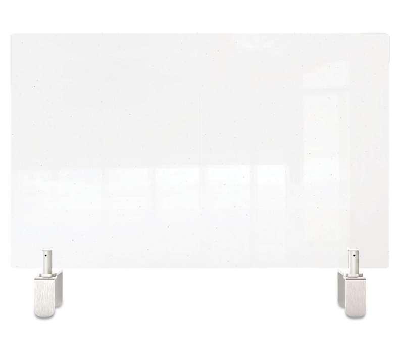 GHENT CLEAR PARTITION EXTENDER ATTACHED CLAMP 29 X 3.88 X 18 THERMOPLASTIC - Brand New