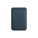 APPLE LEATHER WALLET WITH MAGSAFE (FOR IPHONE) MHLQ3ZM/A - BALTIC BLUE - Like New