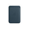 APPLE LEATHER WALLET WITH MAGSAFE (FOR IPHONE) MHLQ3ZM/A - BALTIC BLUE - Like New