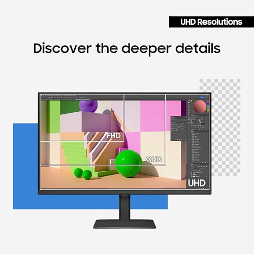 SAMSUNG 32 VIEWFINITY S8 (S80UD) 4K UHD IPS HDR10 Monitor LS32D808UBNXGO - Black - Like New