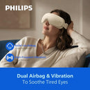 PHILIPS HUE EYE MASSAGER HEAT WARM COMPRESS RECHARGEABLE PORTABLE PPM2313DB/27 - Like New
