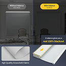 CITOLEN Motorized Blinds with Valance Cover Smart Electric Roller Shades - White - Like New