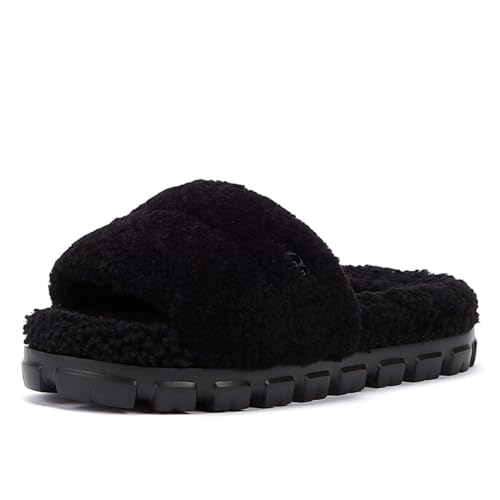 1130838 UGG WOMEN'S COZETTA CURLY SLIPPER BLACK SIZE 7 - Like New