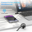 ICOMTOFIT M-ONE V5.3 WIRELESS HEADSET NOISE CANCELING HEADSET WITH MIC - BLACK - Like New