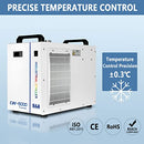 S&A GENUINE CW-5000DG INDUSTRIAL WATER CHILLER 7L CAPACITY COOLING WATER - Like New