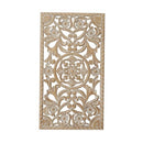 Deco 79 Floral Wood Wall Decor Intricately Carved Wall Art B09V93T93V - Brown - Brand New