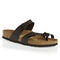 R71791 BIRKENSTOCK WOMEN'S FLIP FLOP SANDALS SIZE 10 - 10.5 SHINNY BLACK - Like New