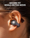 SOUNDCORE C30I BY ANKER OPEN-EAR EARBUDS CLIP-ON HEADPHONES - CLARITY BLACK - Like New