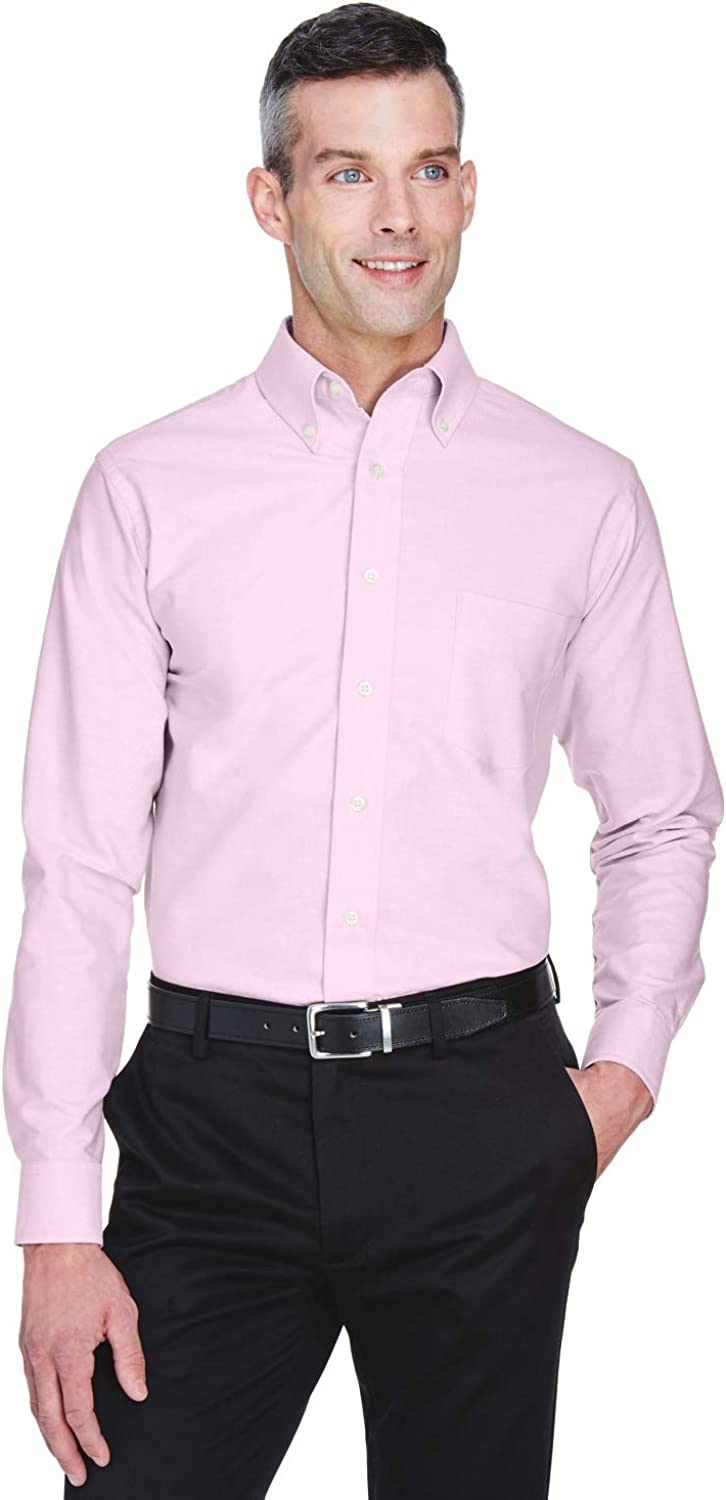 8970 UltraClub Men's Classic Wrinkle-Resistant Long-Sleeve Oxford New