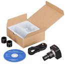 AMSCOPE 8 MP MICROSCOPE CAMERA USB 2.0 PHOTO VIDEO MU800 - BLACK - Like New