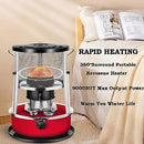 2 in 1 Kerosene Heater & Stove, Non-Electric 360° Surround 9000 BTU - Red - Brand New