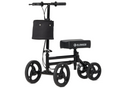 ELENKER ECONOMY KNEE WALKER 10" WHEELS WITH DUAL BRAKING SYSTEM - BLACK - Like New