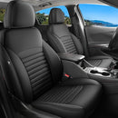 Huidasource Front Seat Covers for Malibu, Faux Leather Seat Protectords Black01 - Brand New