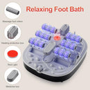 GEHONA COLLAPSIBLE FOOT SPA BATH WITH HEAT FOOT MASSAGER LMT-FCT-0033DL BLACK - Like New