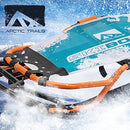 FRANKLIN ARCTIC TRAIL SKIBOARD SNOW SLED 42" BLUE / WHITE / ORANGE - 91075X - Like New